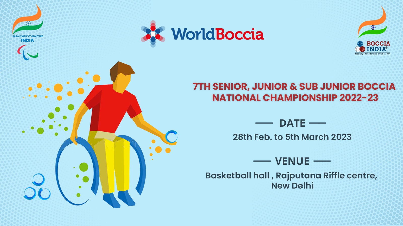 7th Senior,Junior & SubJunior Boccia National Championship 2022-23